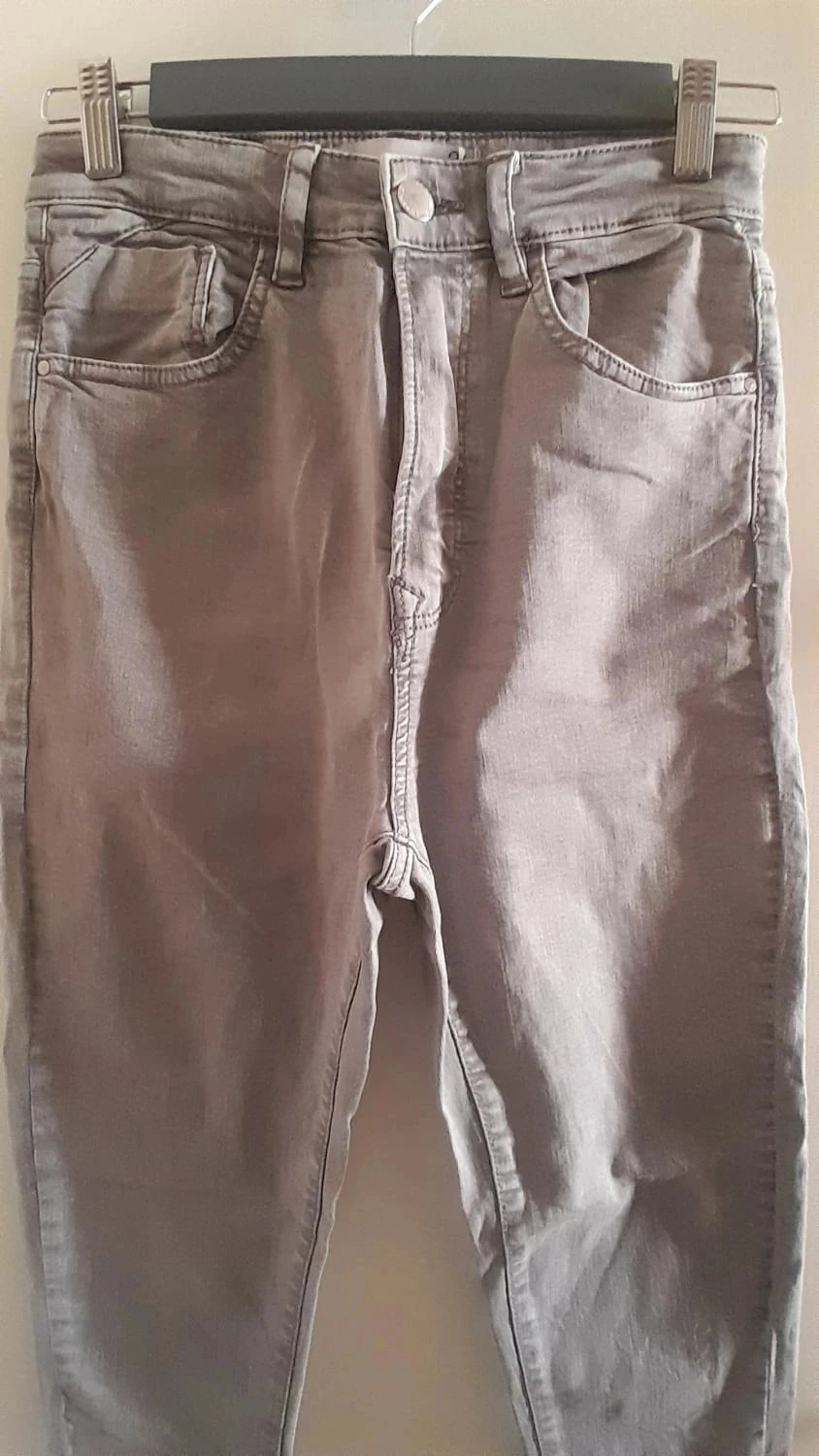 Jeans de color gris, Talla 36, Marca Stradivarius – photo 2